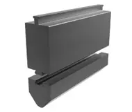 American precision replaceable dove tail press brake punch from Wilson Tool