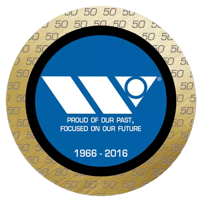 Image of Wilson Tool's 50th Anniversary Logo