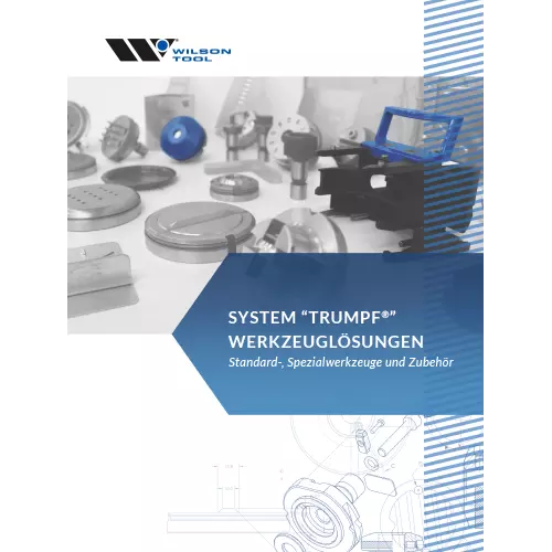Trumpf tooling solution catalog from Wilson Tool