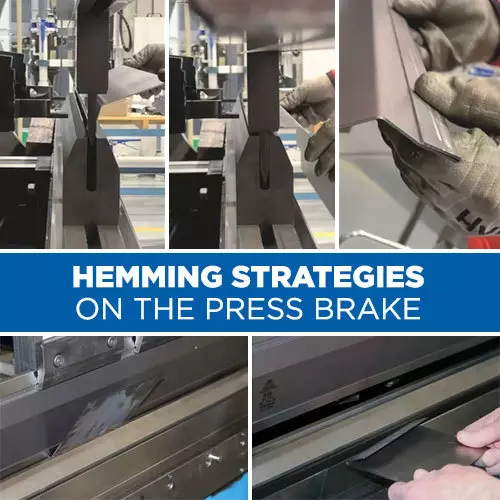 Hemming on a press brake image