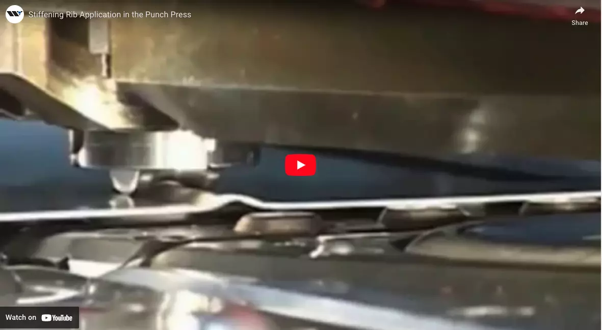Stiffening rib