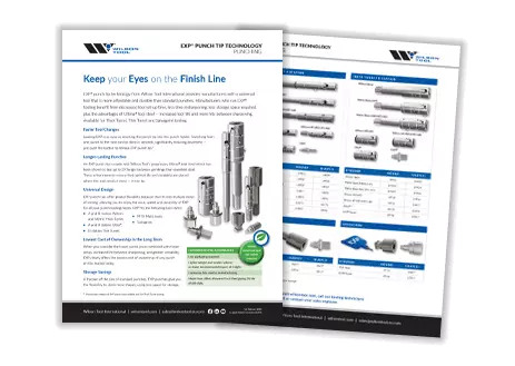 EX Punch Tip Technology for Punching Flyer Image