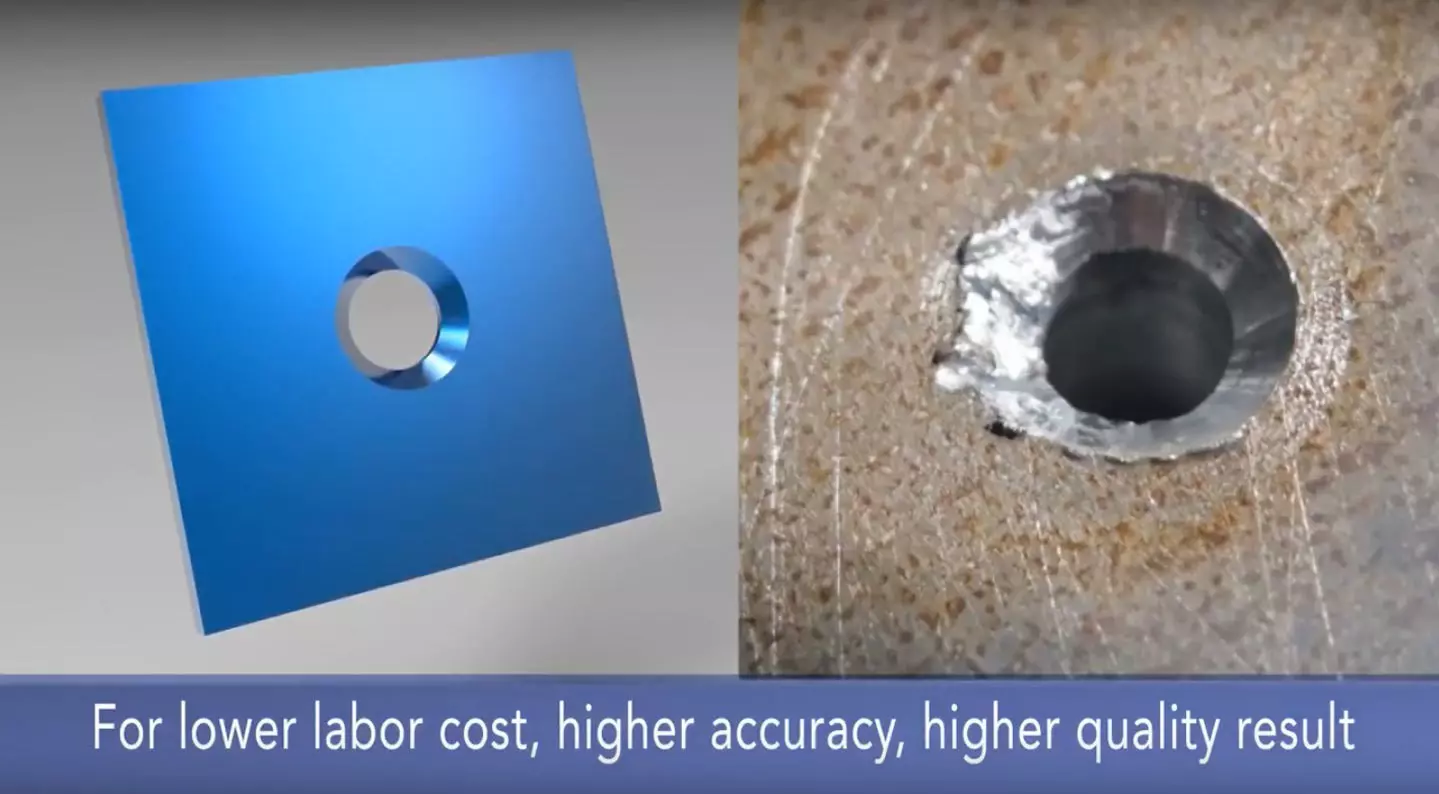 Metal Sample of Countersink Image