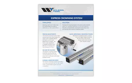 Express Crowning System Flyer in Spanish