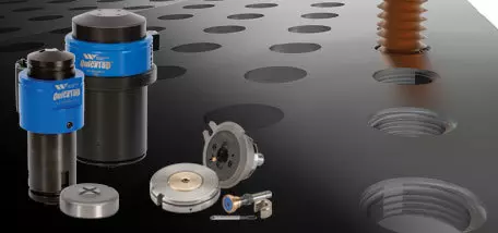 image en collage d’outils de taraudage en machine Wilson Tool