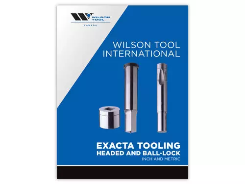 Exacta Tooling Headed and Ball-Lock Inch and Metric Catalog