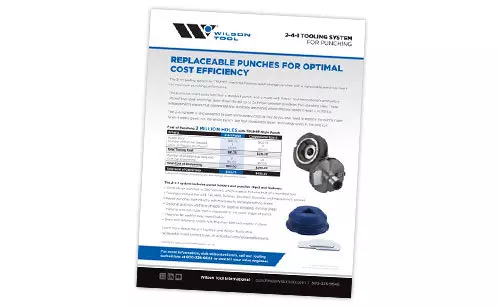 Flyer pour outils style Trumpf 2-4-1 de Wilson Tool