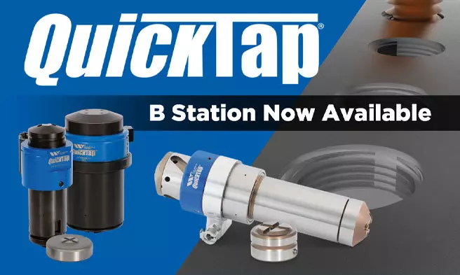 QuickTap Tooling banner with C-station, D-station and B-Station tools