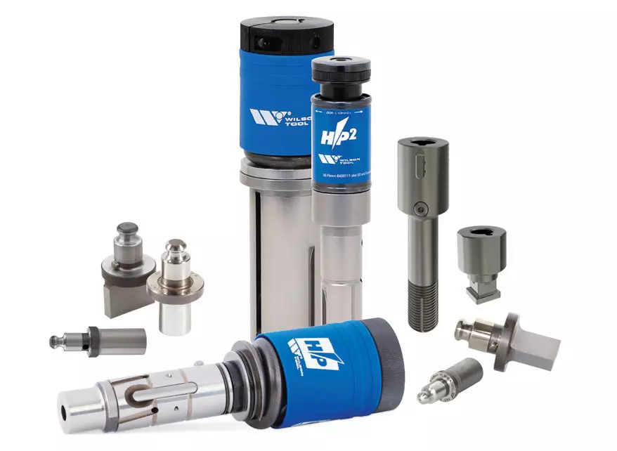 Thick turret assemblies, EXP holders and EXP punch tips