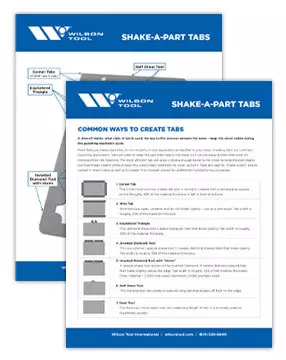 Miniature du flyer Onglets Shake-a-Part