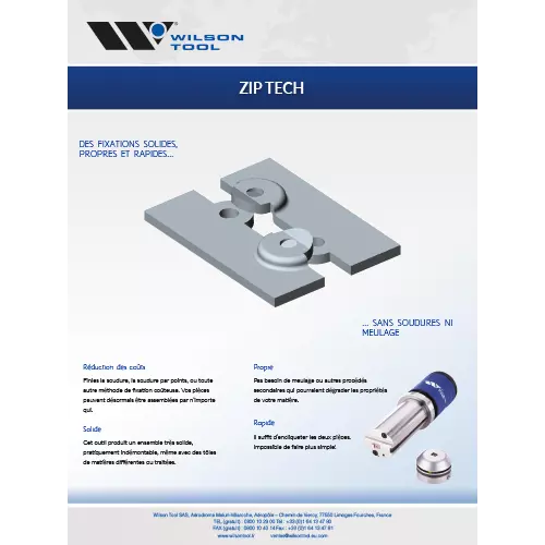 Zip Tech Flyer in French