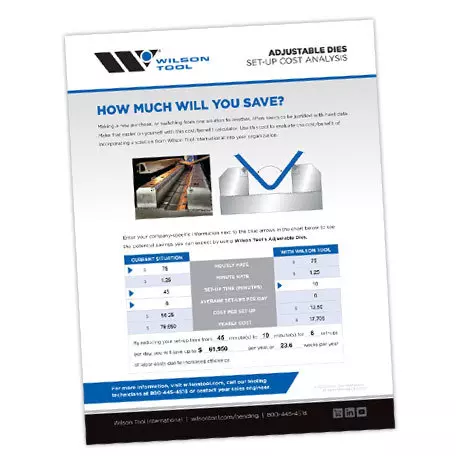 Image miniature du flyer pour matrice réglable de Wilson Tool