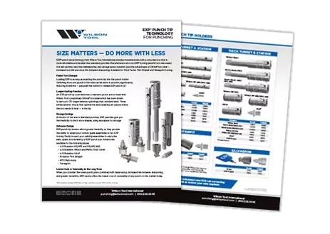 EX Punch Tip Technology for Punching Flyer Image