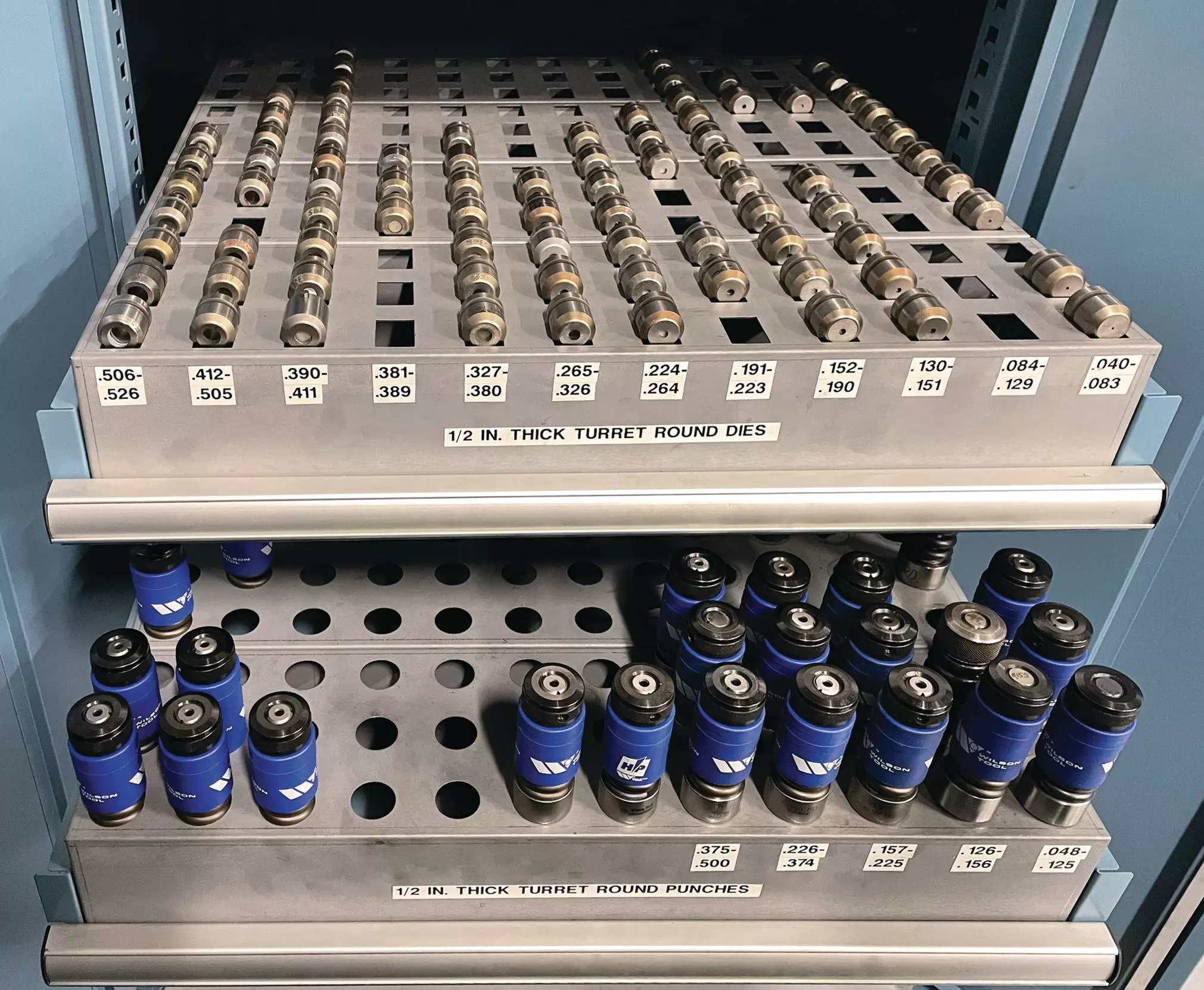 Wilson Tool Punch Tooling in storage