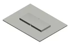 metal sample of rectangle EKO