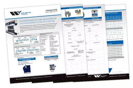 Thumbnail image of flyer for clamping options from Wilson Tool