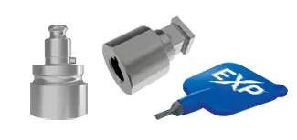 Salvagnini EXP punch, punch holder and blue key from Wilson Tool