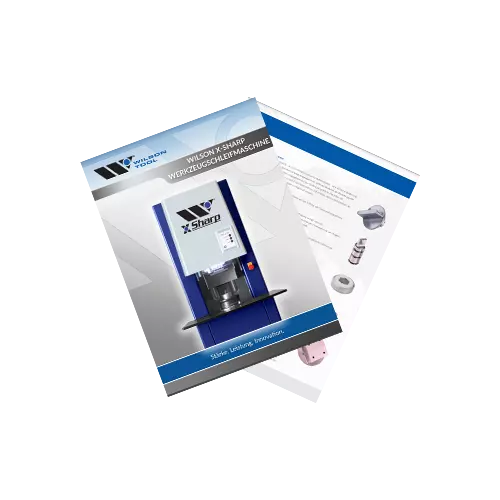 Xsharp flyer for tool sharpening flyer from Wilson Tool