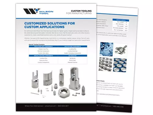 Image d'un flyer d'outillage personnalisé d'Impax Tooling Solutions