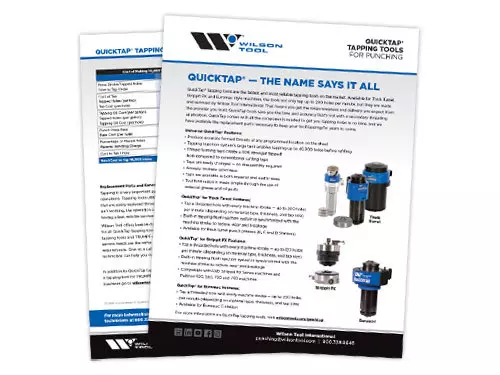 QuickTap Tapping Tool Flyer Thumbnail