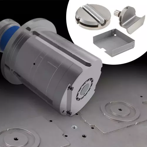 Form tooling ovrlayed on metal sample image