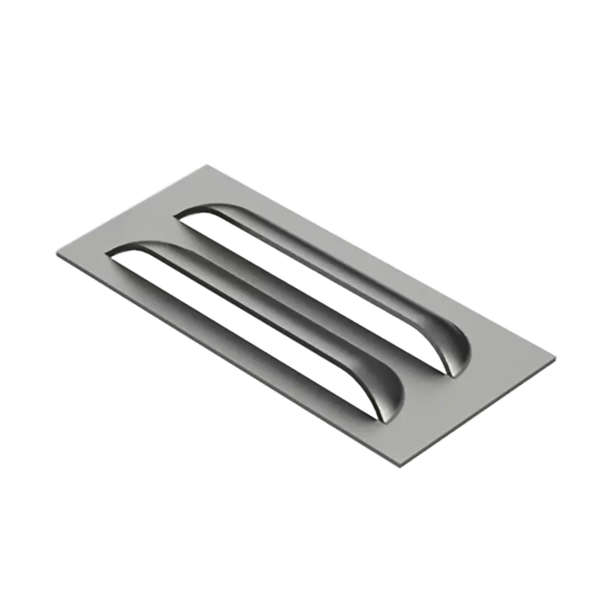 louver metal sample