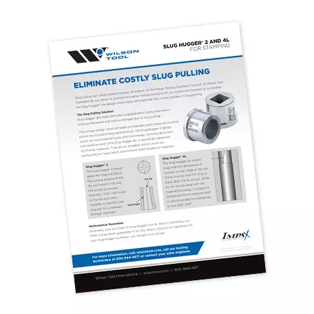 Image of flyer for slug hugger 2 and 4L from Impax Tooling Solutions