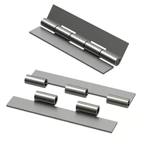 Hinges on white background image