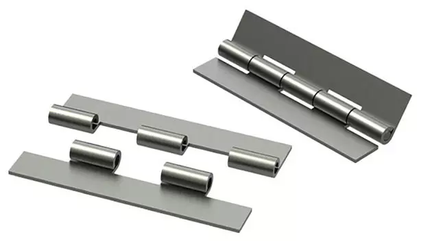 hinge metal samples
