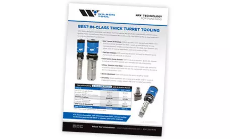 Flyer HPX de Wilson Tool